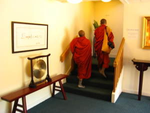 Monks Arriving
